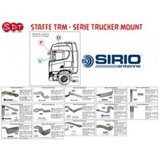 SIRIO STAFFE TRM - SERIE TRUCKER MOUNT - DEDICATE ALL’INSTALLAZIONE ANTENNE CB