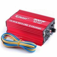 Mini Amplificatore MA-150 Kinter Per Auto Moto Barca 500 W Con 2 Canali Stereo