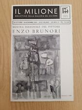 Bollettino Della Galleria Del Milione N 135(Nuova Serie)Enzo Brunori 1969