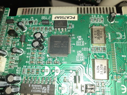 Scheda audio chip isa - scheda,