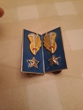 Mostrine Paracadutisti FoIgore Vintage Metallo Esercito Italiano Originale