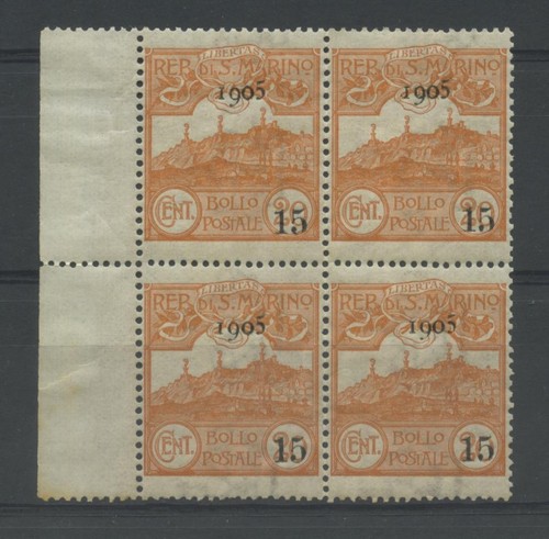 San marino 1905 15c 20c - 15c.,