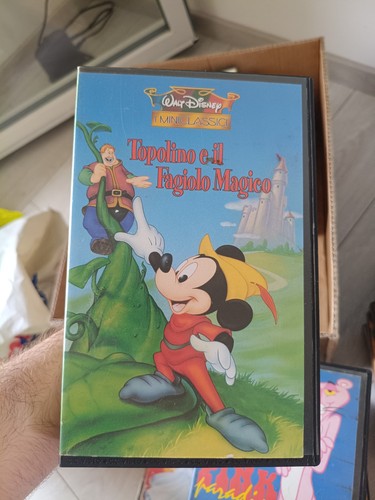 Videocassetta vhs topolino - vhs, e