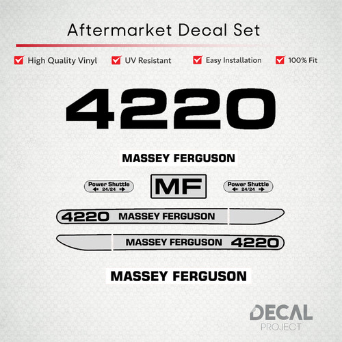 Set decalcomanie massey - set,