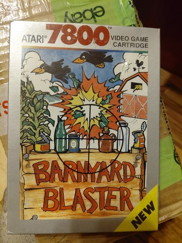 Vintage atari 7800 - atari, barnyard
