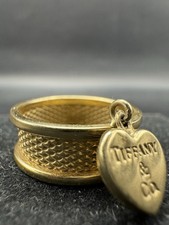 Anello oro 585 ciondolo cuore