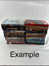 Wholesale Lot of  30 Used DVDs Random Mix w/ Cases  FREE SHIPPING