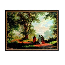 Quadro con cornice arte su