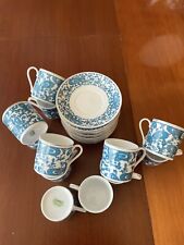 Antico servizio Da Caffè Con 12 Tazzine In Porcellana Cinese.