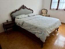 Struttura letto antica in legno massello