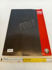 cartella stampa press kit '94 Alfa Romeo 164 Quadrifoglio 916 Gtv Spider 145 155