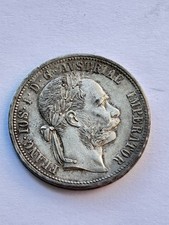 MONETA 1 GULDEN UNGHERIA IMPERO AUSTRIACO 1879 ARG. g.12 OLD SILVER COIN