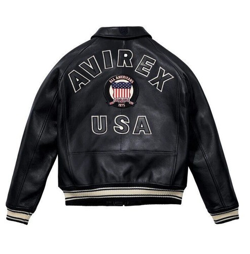 Giubbotto uomo avirex nero - avirex,
