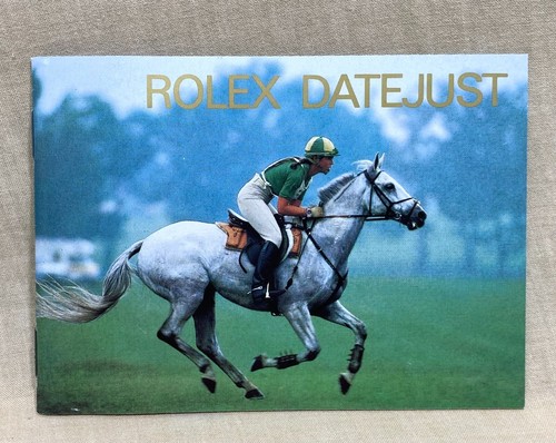 Rolex datejust booklet 1989 - rolex,