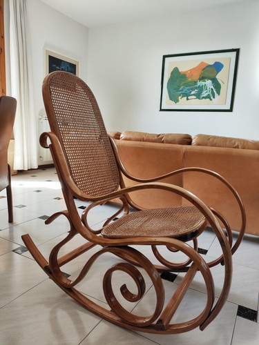 Sedia dondolo stile - sedia, a