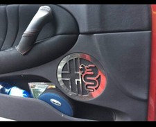 Coppia Griglie Di Protezione Altoparlanti  165 Alfa Romeo 147 Nere 