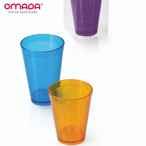 Bicchiere plastica impilabili - plastica,
