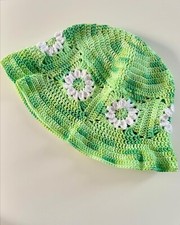 Cappello uncinetto  COTONE crochet hat unisex fatto a mano