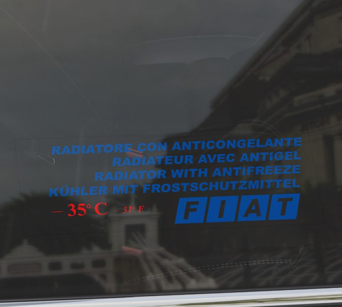 Vetrofania speculare radiatore - vetrofania,