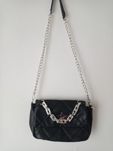Borsa donna nera pelle - nera,