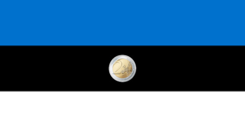 Estonia estland euro - euro, fdc
