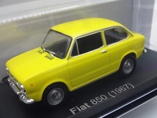 Fiat 850 1967 Yellow 1/43