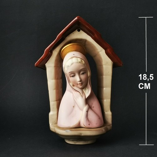 Madonna ceramica racchiusa - madonna, in