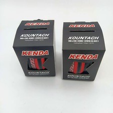 KENDA Kountach K1092 700 x 23C Bicicletta da Corsa Strada Pieghevole Pneumatico Rosso/Nero 2PCS
