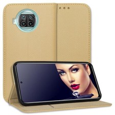 Custodia protettiva a libro per Xiaomi Mi 10T Lite/Redmi Note 9 Pro 5G Cover oro