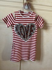 Vestitino Cotone Estate Bambina 4 Anni Paillettes