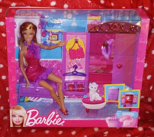 Bambola barbie armadio - bambola,