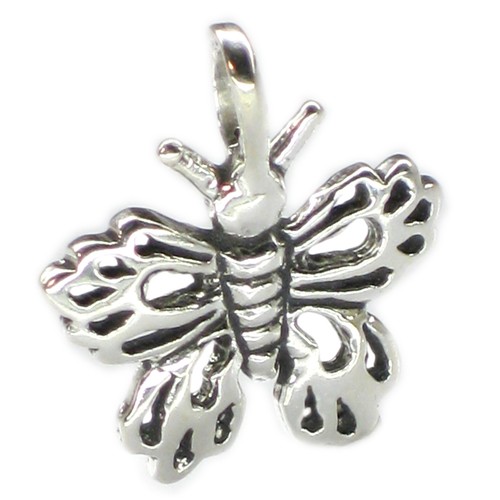 Charm farfalla argento - farfalla,