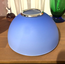 LAMPADA ARTEMIDE TILOS da SOFFITTO o PARETE anni '90 IN VETRO BLU OPACA