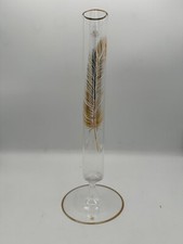 PORTA FIORI VETRO MURANO ORO