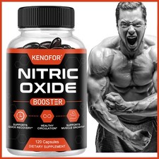 Booster Ossido Nitrico, Aumenta la Circolazione Sanguigna, 30/60/120 Capsule