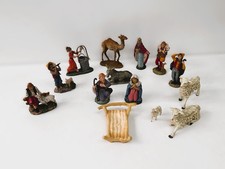 Lotto di 16 Statuine pastori presepe Vintage anni 60/70 IN OTTIME CONDIZIONI