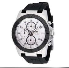 Techno Marine Tm-725004 Sea Grace Orologio Uomo Cronografo Quadrante Argento Nero