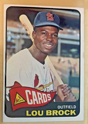 1965 topps 540 lou brock - 1965,