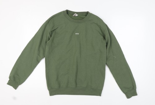 Felpa pullover uomo verde - g&g,