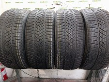 4 PNEUMATICI USATI 255 50 R19 107V PIRELLI SCORPION WINTER INVERNALI DOT 2015