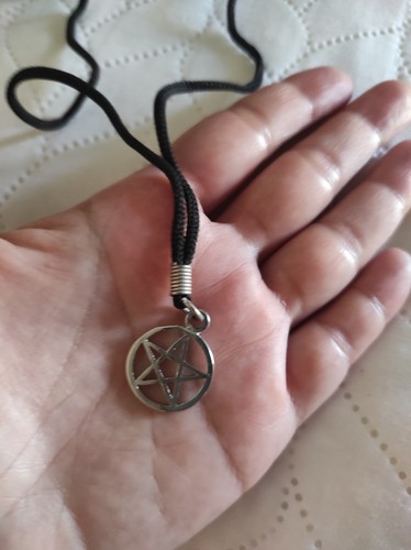 Collana pentacolo wicca strega - collana,