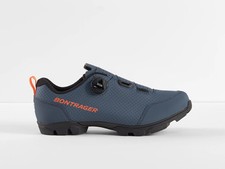 Scarpa da bici mountain bike Bontrager Evoke Corazzata Blu/Radioattivo Arancio