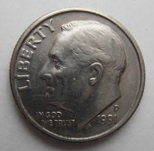 USA DIME 1991 P