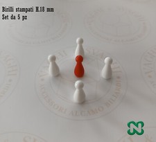 BIRILLI DA BILIARDO BIANCHI E