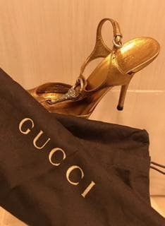 Sandali gucci usati con tacco - sandali,