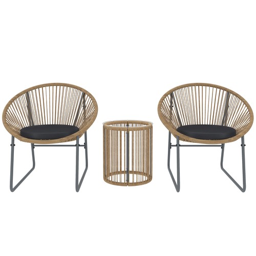 Outsunny set giardino 3pz - outsunny,