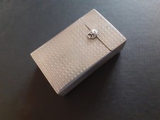 Scatola portasigarette in argento 800 stile Art Déco - Francia, anni '20/'30
