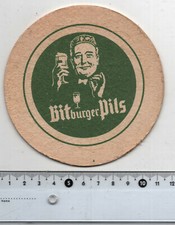 Bitburger Pils Vintage Beer Mat Bitte Ein Bit