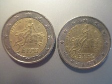 moneta euro 2,00 grecia 2002