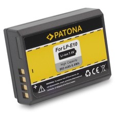Patona Batteria LP-E10 7.4 V 860 mAh Ioni di Litio per Canon